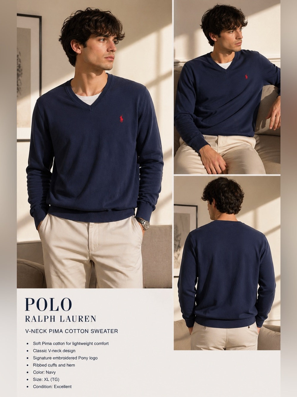 Polo Ralph Lauren Pima Cotton Sweater
